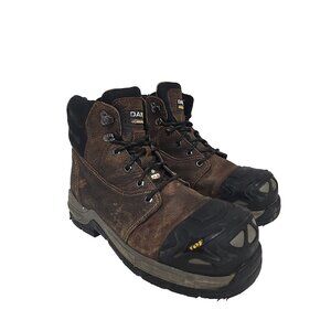DAKOTA Men's 6'' X-Toe Quad Comfort Steel Toe CP 6612 Work Boots Brown 9M